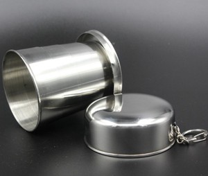 250ml de leche tazas de café plegable telescópica de frasco de acero inoxidable al aire libre portátil vasos especiales - Product Image 5