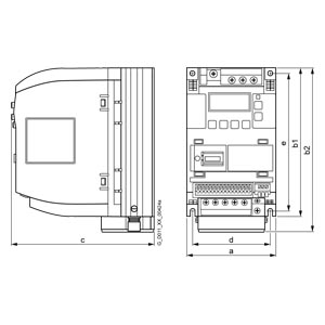 6SL3210-5BB11-2UV1 SINAMICS V20 0.12kW 200-240V อินเวอร์เตอร์ปรับความถี่ 1 เฟส RS485 USS Modbus RTU สำหรับปั๊มและพัดลม - Product Image 4
