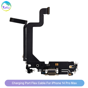 สายชาร์จแบบยืดหยุ่นสำหรับเปลี่ยนอะไหล่ iPhone 14 Pro Max ช่องเสียบ USB-C พร้อมไมโครโฟนและเสาอากาศ - Product Image 4