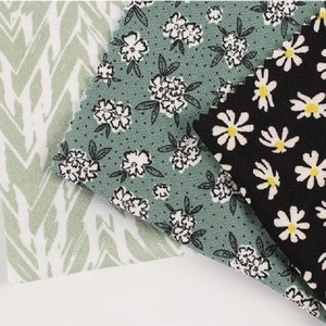 Thiết kế mới Crinkle Jersey vải spandex căng Crepe in hoa lưới cho thể thao Activewear mềm Crepe chất liệu cho - Product Image 2