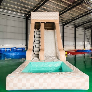 <span class=keywords><strong>Piscine</strong></span> gonflable pour enfants avec toboggan, château gonflable aquatique pour fêtes en extérieur et <span class=keywords><strong>location</strong></span> - Product Image 2