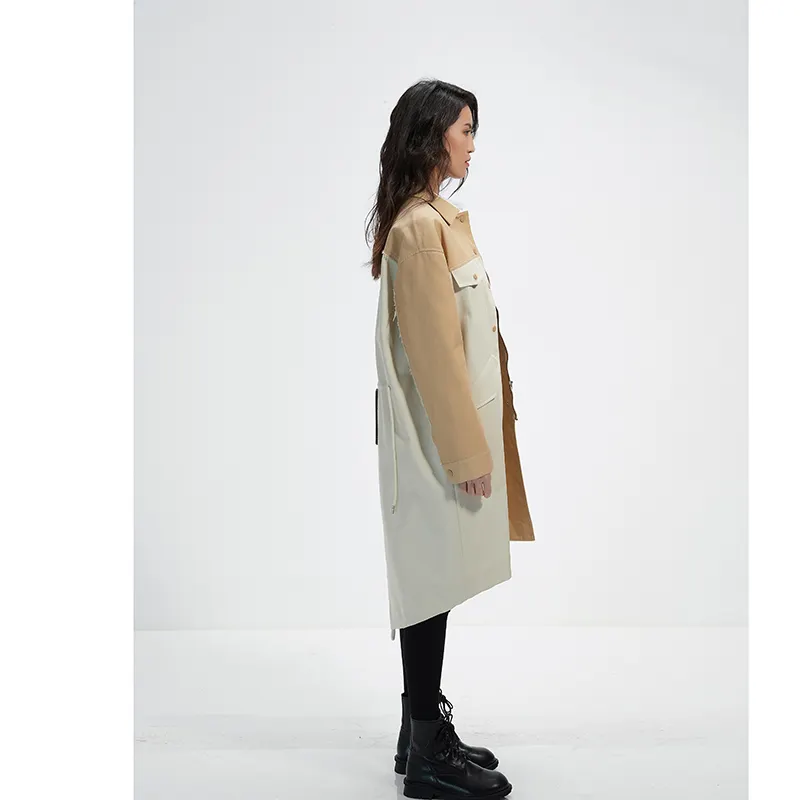 Momo Womens Plus Size Gothic Steampunk Vintage Tailcoat Jacket with Hood Long Trenchcoat