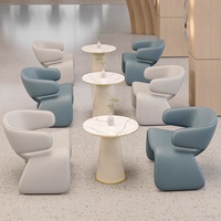 Fauteuil individuel créatif : Fauteuil de luxe de style scandinave, design moderne minimaliste pour salons, maisons d'hôtes et hôtels