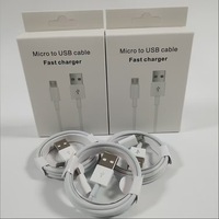 Câble de données Micro-USB en TPE de haute qualité avec blindage en cuivre pur pour téléphones mobiles Android et batteries externes