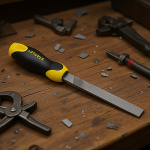 Lima plana paralela Stanley de 100 mm, herramienta para trabajar metales - Product Image 3