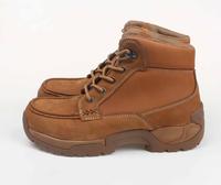 Bottes de travail en cuir isolantes et résistantes aux chocs pour ingénieurs électrotechniciens, avec embout en acier, chaussures de sécurité S3