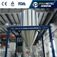 Ligne de granulation et d'agglomération de sacs PE en plastique à découpe annulaire par eau 150-200 kg/h, machine de granulation de sacs en PP raphia