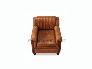 Fauteuil de salle à manger confortable au design moderne, cadre en bois robuste, siège et dossier rembourrés, parfait pour la cuisine - Product Image 3