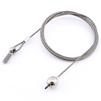 Kit de suspension réglable en acier inoxydable pour avions avec clips pour câbles métalliques pour système de suspension d'images