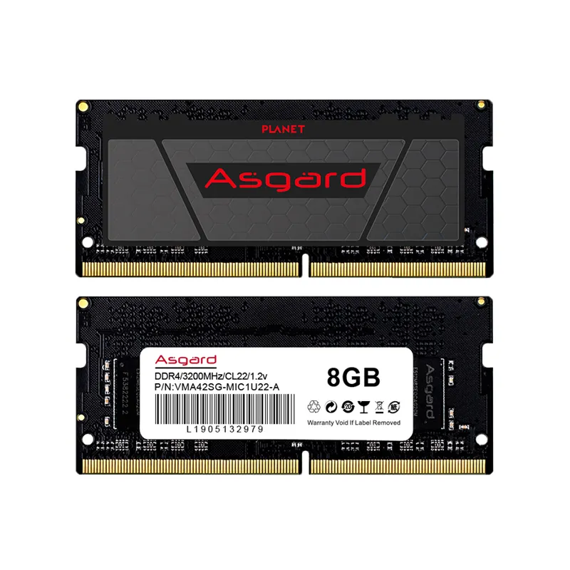 Asgard Ram DDR4 8GB NB 3200mhz Bulk OEM Laptop New Original Chips 8gb ddr4 Memoria Ram 8gb