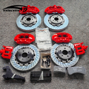 Pinza de freno de <span class=keywords><strong>6</strong></span> pistones de alto carbono 380 355 Rotor estilo personalizable Logotipo de Color para <span class=keywords><strong>Mazda</strong></span> <span class=keywords><strong>6</strong></span> Hyundai - Product Image 1