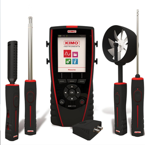 KIMO 310 Instrument multifonctionnel de mesure de l'humidité, du CO2, de la vitesse et du débit d'air, capteurs de tachymétrie - Product Image 3