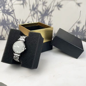 <span class=keywords><strong>Film</strong></span> transparan perhiasan kemasan gelang kalung jam cincin kotak hadiah kustom karton Logo lipat kotak perhiasan - Product Image 3