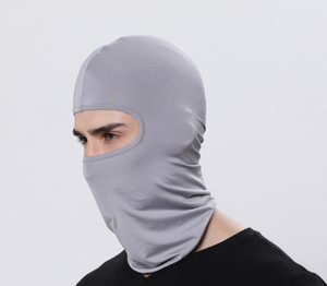 Haute qualité hommes Baclava visage respirant couleur unie <span class=keywords><strong>casque</strong></span> <span class=keywords><strong>de</strong></span> <span class=keywords><strong>moto</strong></span> noir <span class=keywords><strong>masque</strong></span> <span class=keywords><strong>de</strong></span> Ski impression propre Logo cagoule personnalisée - Product Image 6