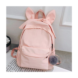 Backpacks Girls Fashionable Solid Color Backpack School Bags Cute Teenage Girls - Product Image 1