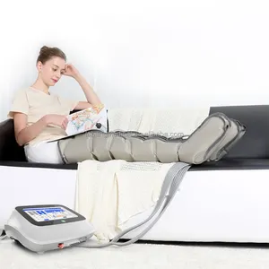 Uso doméstico Edema Linfa Dor Relief Recovery Botas Ar Compressão Pé Leg Massager Full Body Massage Machine