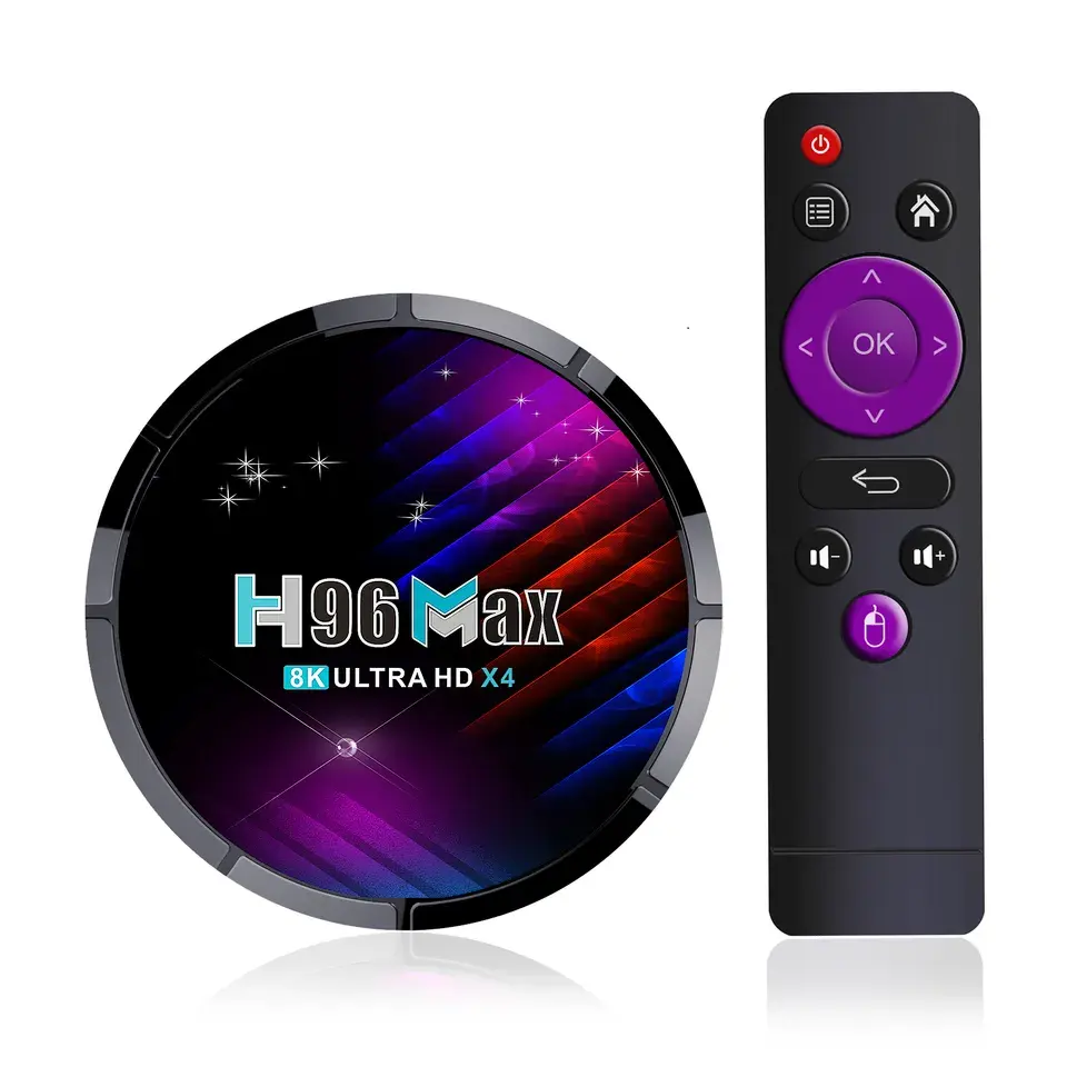 H96 we H96 MAX 8K Android 10.0 Set Top Box 4GB 32GB Amlogic S905X4 medya oynatıcı 2.4g/5g çift wifi akıllı TV kutusu H96MAX X4