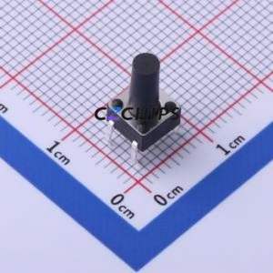 TS-1095PD-A145B3-D2 Tactile Switch Through hole-4P,6x6mm Switch Single Pole Single Throw Round Button 2.5N Through Hole - Product Image 1