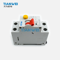 Disjoncteur différentiel combiné électronique EATON PFL9-10/1N/C/003, série PFL9, 1P+N courbe C, 30mA, 4,5kA, monophasé