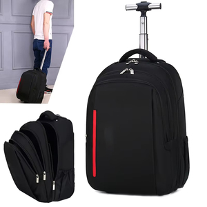 Sacs <span class=keywords><strong>à</strong></span> <span class=keywords><strong>roulettes</strong></span> pliables et durables pour femmes, sacs <span class=keywords><strong>à</strong></span> ordinateur portable de voyage, bagages <span class=keywords><strong>à</strong></span> <span class=keywords><strong>roulettes</strong></span> pour l'extérieur avec sangle - Product Image 3