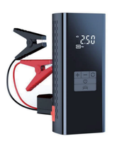 Démarreur portable 14,8 V en plastique ABS avec super condensateur, compresseur d'air, éclairage LED et lumière d'avertissement SOS pour voitures