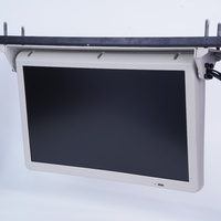 Moniteur LCD magnétique QL019 pour bus, 19,5 pouces, Android 13, Full HD, 4G WiFi pour autocar public