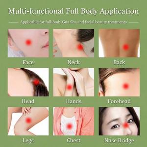 Outil <span class=keywords><strong>de</strong></span> massage Gua Sha en forme <span class=keywords><strong>de</strong></span> cuillère ronde en jade, baguette <span class=keywords><strong>de</strong></span> massage pour le visage, la tête, le cou, les yeux, stylo d'acupuncture, pierre d'aventurine naturelle, produit <span class=keywords><strong>de</strong></span> beauté - Product Image 6