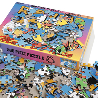 Casse-tête ours en voiture de luxe personnalisé Casse-tête en papier de 500 pièces pour adultes et enfants dans le genre des puzzles