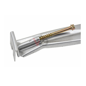 Bán Buôn Heavy-Duty Nhanh Chóng Vít Máng Xối Móc 5 ''6' 'Hợp Kim Nhôm Mạ Kẽm Cánh Tay Mạnh Mẽ End Mưa Máng Xối Kim Loại Xây Dựng - Product Image 1