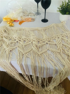 38 Inch Big Size Bravo Boho Cotton Macrame <strong>Curtain</strong> for Door <strong>Window</strong> Wave <strong>Curtain</strong> - Product Image 5