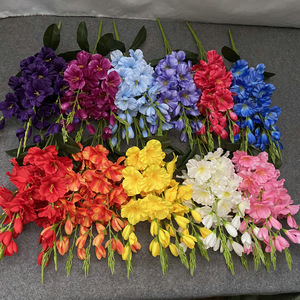 Fleurs artificielles en gros, Gladiolus et Orchidée épée, 78cm et 62cm, tige unique, aspect réaliste, pour <span class=keywords><strong>d</strong></span>écoration de mariage - Product Image 6
