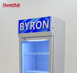 Réfrigérateur Commercial à Porte Vitrée, Congélateur Vertical et Refroidisseur Combinés, Refroidissement Direct par Air, Contrôle Numérique, Personnalisable, Vente Directe Usine - Product Image 5