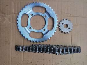 オートバイチェーンスプロケット付きオートバイチェーンキット420 428 428h 520 530 525 - Product Image 2