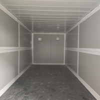 Usine directe 20 pieds Portable maison modulaire porte en verre personnalisée Mobile couvert porche pliable conteneur maison