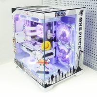 For cases Mini-ITX Vertical Aluminum Alloy Gaming Desktop Case Full Tower Side Panel Window Customizable Computer Towers