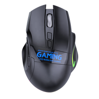 Mouse Gaming Kabel 12800 DPI Logo Kustom 9 Tombol Kabel Terjalin RGB Backlit Presisi Tinggi Optik untuk PC Gamer Pabrik