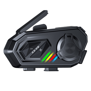 X3-V8 đa người xe máy liên lạc trong tai nghe không dây màu xanh răng Half-duplex Mũ bảo hiểm liên lạc với âm thanh trộn âm nhạc chia sẻ - Product Image 1