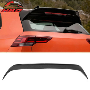 Convient pour Volkswagen MK8 Golf GTI 2022-2026, style ES, becquet de toit en fibre de carbone imprimée - Product Image 1