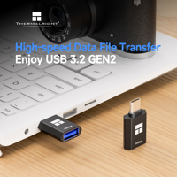 Adaptateur de type C Thermalright DCA06 USB 3.0 mâle à USB 2.0 10Gbps Support Adaptateur de convertisseur USB C à charge rapide