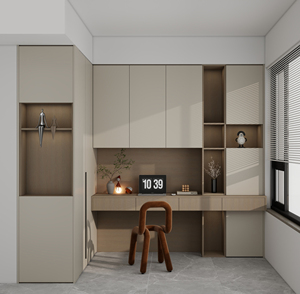 Tavolo da studio in legno con cassetti e armadi per mangiare all'ingrosso scrivania moderna per studenti di lusso - Product Image 3