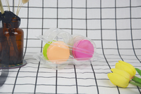 Emballage de boîte Macaron personnalisé, sac Transparent jetable en PVC, sachets alimentaires en PET, plastique Transparent OEM, vente en gros, 6 paquets