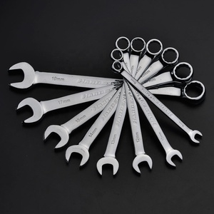 Cứng Chuyên Nghiệp 8 Pcs Kết Hợp Cờ Lê Thiết Lập 8Mm Để 19Mm CRV Dụng Cụ Tay Cờ Lê Thiết Lập - Product Image 3