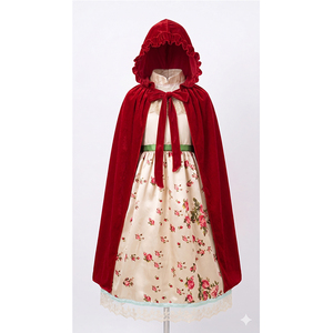 Disfraz de Halloween para Adultos, Vestido Largo de Princesa Caperucita Roja, Túnica para Actuaciones, Ropa Tradicional Étnica para Mujer - Product Image 4