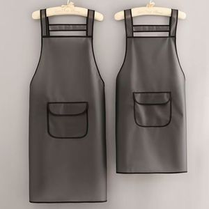 Babero sin mangas de TPU impermeable de diseño personalizado, <span class=keywords><strong>ropa</strong></span> de trabajo a prueba de aceite y sin <span class=keywords><strong>lavar</strong></span> <span class=keywords><strong>para</strong></span> cocina, hogar, piscina, barbería, barbacoa, hombres y mujeres - Product Image 1