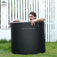 Kleiner Outdoor-Whirlpool CE Neues Design Dropstitch Runder Spa-Pool Outdoor Indoor Aufblasbare Whirlpools Spa
