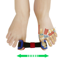 JOGHN Sangle d'alignement pour gros orteil, Redresseur de hallux valgus, Ceinture extensible, Correcteur d'alignement du hallux valgus, Soulagement de la douleur au pied