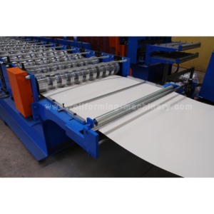 큰 Bambo 인기 단계 대상 포진 금속 유약 강판 롤 양식 타일 만드는 지붕 기계 - Product Image 2