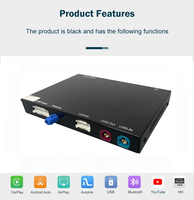 Boîtier décodeur multimédia Road Top MMI System Carplay, interface sans fil Carplay Android Auto pour Audi Q7 (2010 - 2015)