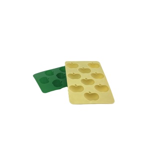 Moule en silicone pour bricolage personnalisé LFGB Plateau à glaçons en forme de <span class=keywords><strong>pomme</strong></span> standard écologique pour crème glacée ustensiles de cuisine outil de fabrication de crème glacée - Product Image 4