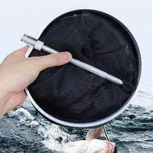 Jaula de pesca con malla de nailon de 2mm, red plegable para pesca en arroyos, pez blanco, carpa cruciana - Product Image 1